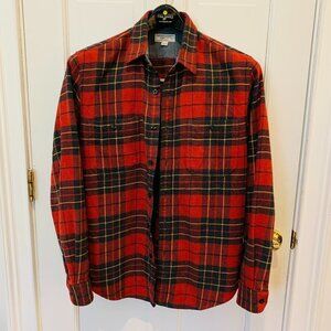 Men's Wallace and Barnes Plaid Flannel Shirt Size Medium